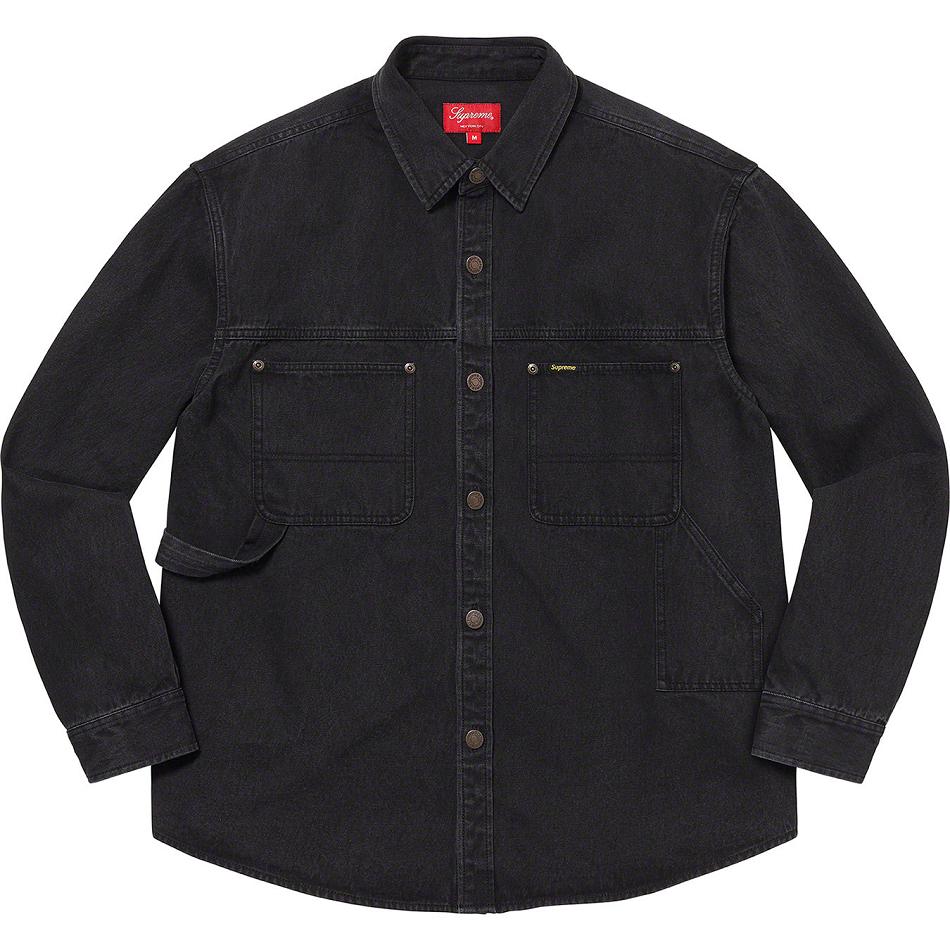 Black Supreme Denim Painter Shirts | AU400BC