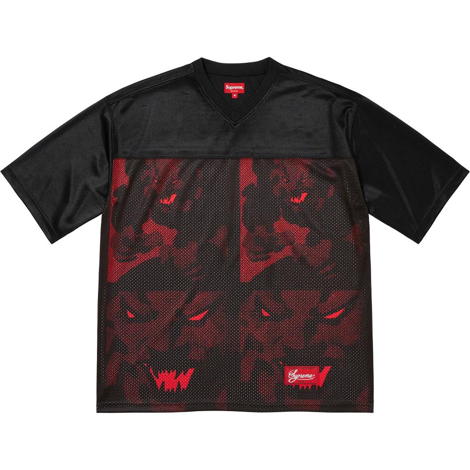 Black Supreme Ronin Football Jersey Sweaters | AU315JJ