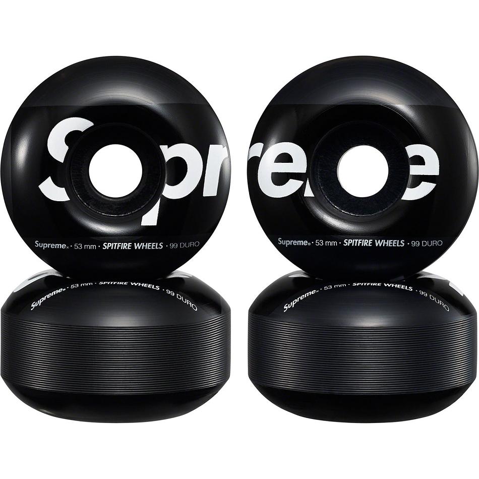 Black Supreme Spitfire® Shop Wheels (Set of 4) Skateboard Accessories | AU183GL