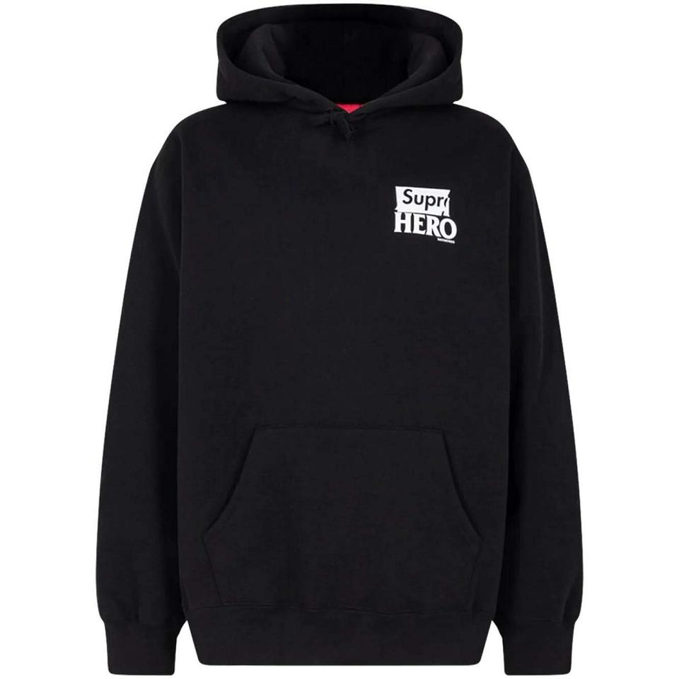 Black Supreme X Antihero Hoodie | AU507QZ