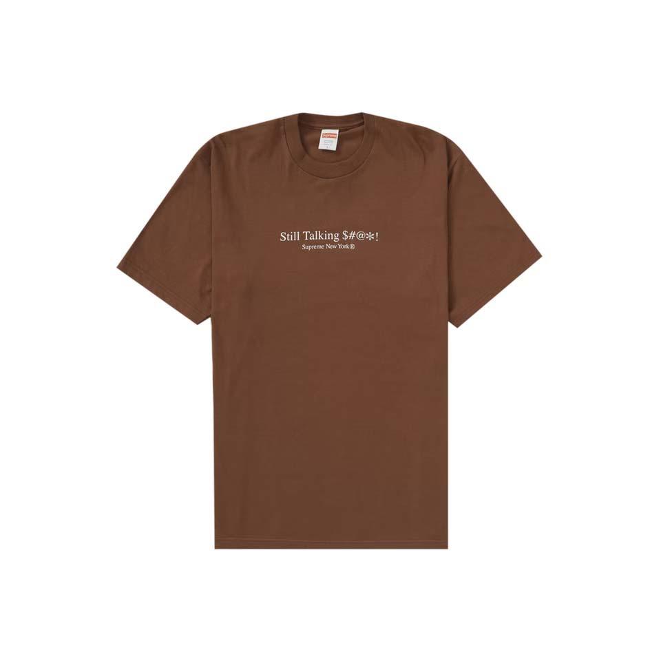 Brown Supreme Still Talking T Shirts | AU203OR