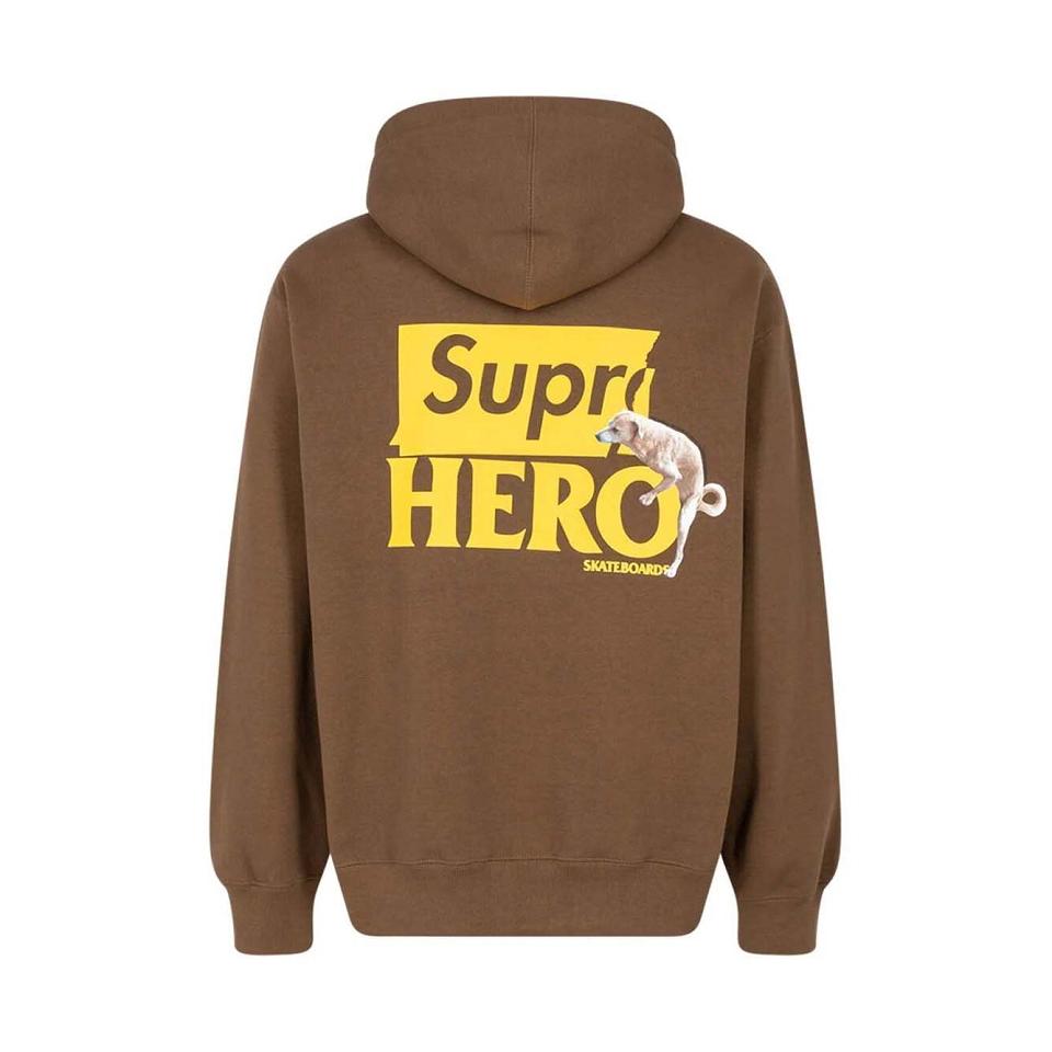 Brown Supreme X Antihero Hoodie | AU508WY