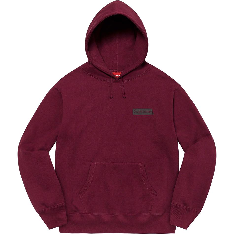 Burgundy Supreme Fiend Hooded Sweatshirts | AU300WY