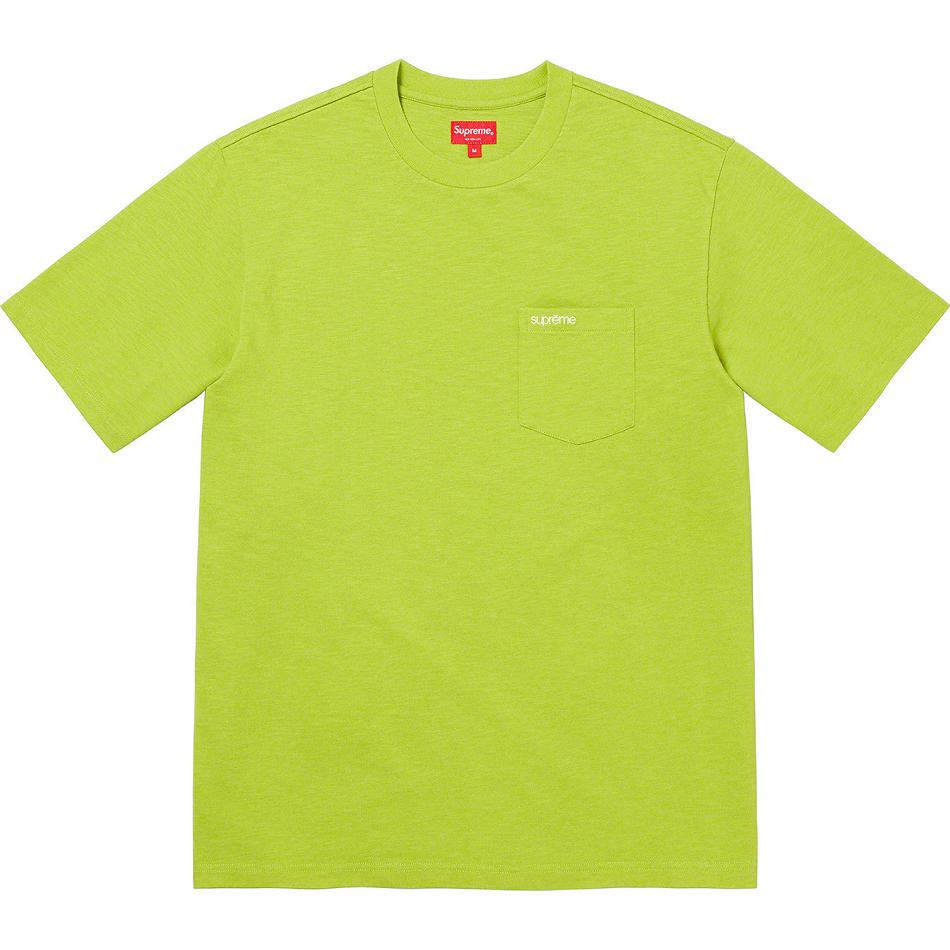 Green Supreme S/S Pocket Tee Sweaters | AU331UT