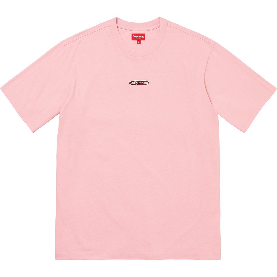 Pink Supreme Oval Logo S/S Top Sweaters | AU345XF