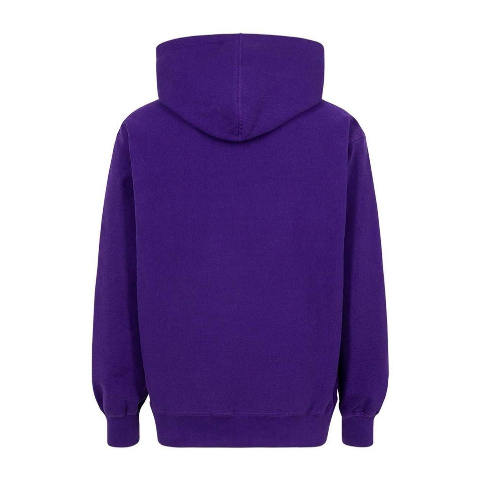 Purple Supreme Lace Detail Logo Hoodie | AU524KI