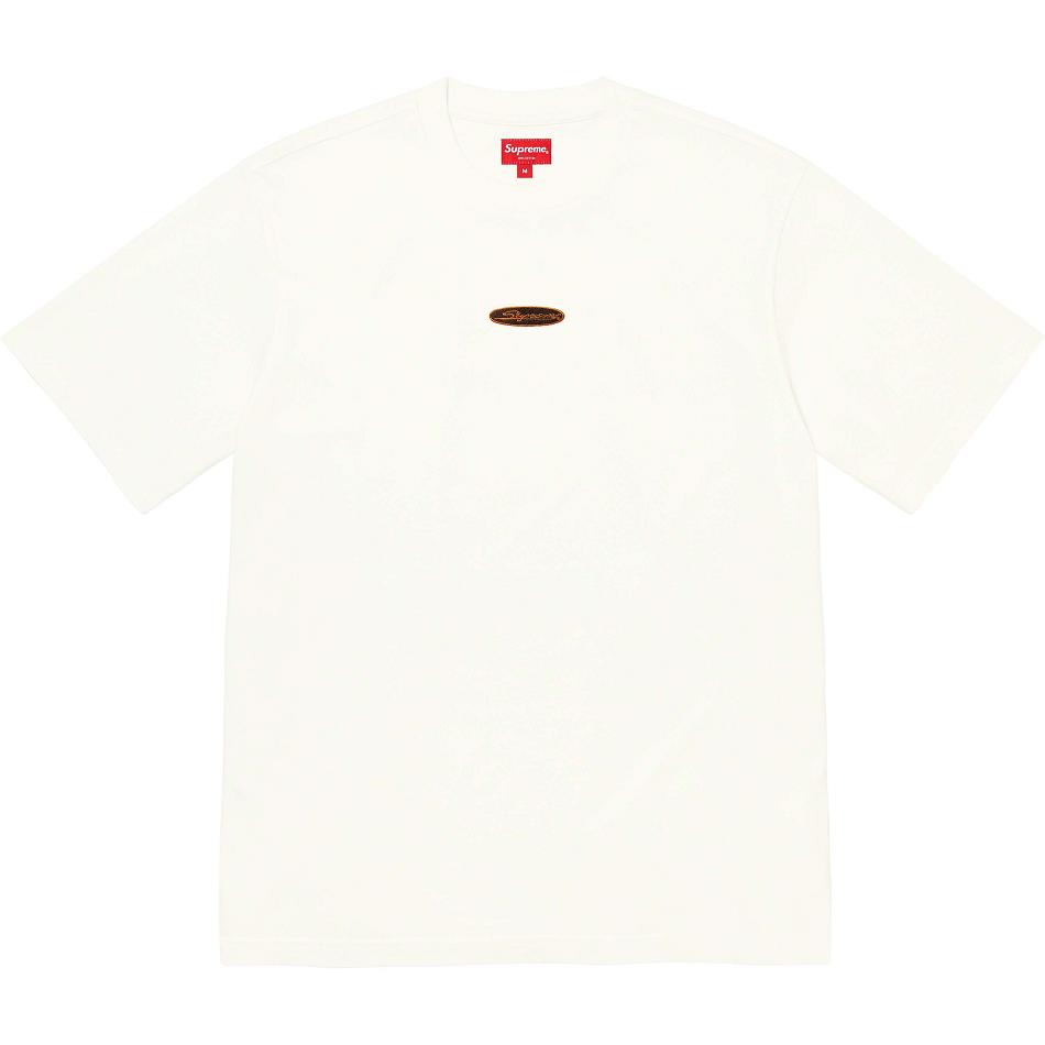 White Supreme Oval Logo S/S Top Sweaters | AU349NB