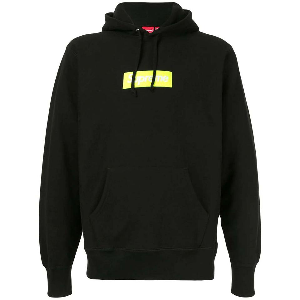 Yellow Supreme Box Logo Sweatshirts | AU281OR