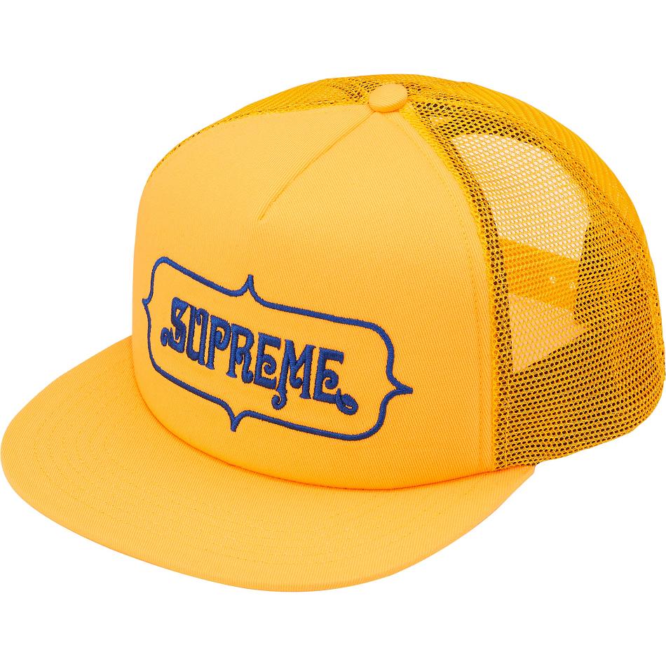 Yellow Supreme Highest Mesh Back 5-Panel Hats | AU139VD