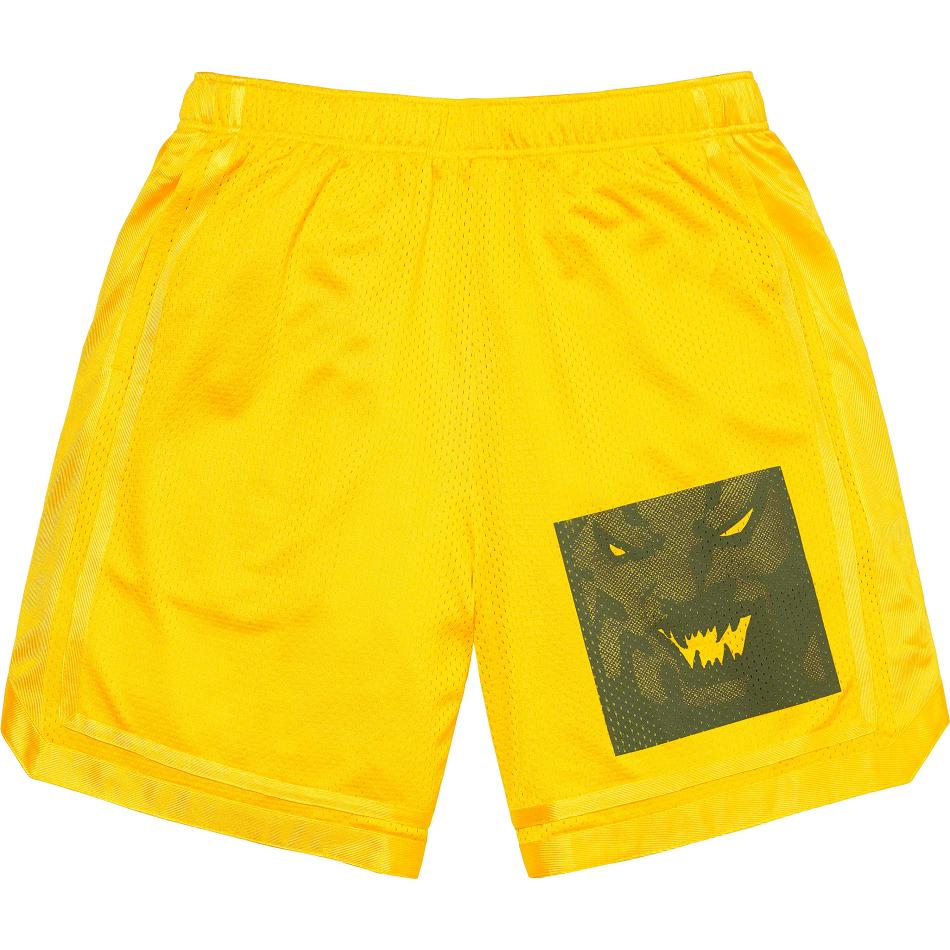 Yellow Supreme Ronin Mesh Shorts | AU358IS