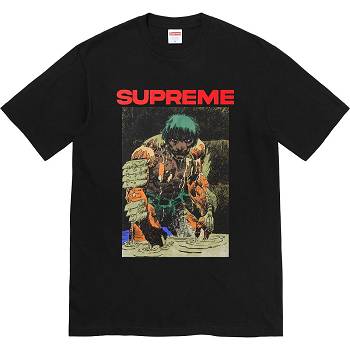 Black Supreme Ronin Tee T Shirts | AU247QZ