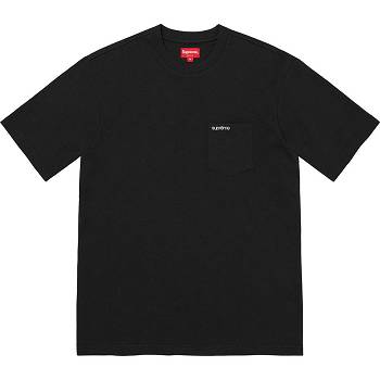 Black Supreme S/S Pocket Tee Sweaters | AU330YU