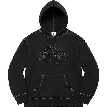 Black Supreme Timberland® Hooded Sweatshirts | AU311DN