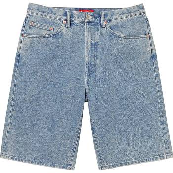 Blue Supreme Baggy Denim Shorts | AU365GL