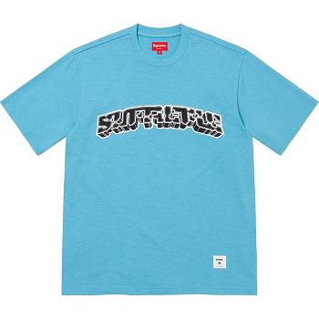 Blue Supreme Block Arc S/S Top Sweaters | AU341JJ