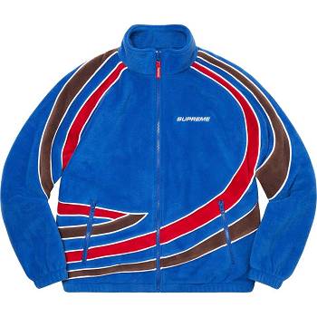 Blue Supreme Racing Fleece Jackets | AU453NB