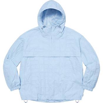 Blue Supreme Repeat Stitch Anorak Jackets | AU451VD