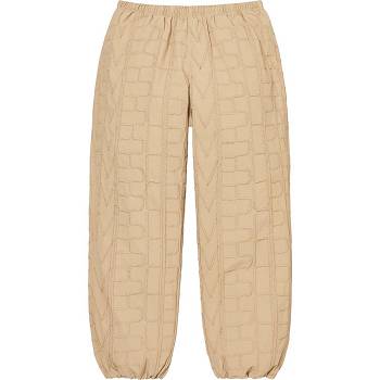 Brown Supreme Repeat Stitch Track Pant Pants | AU408YU