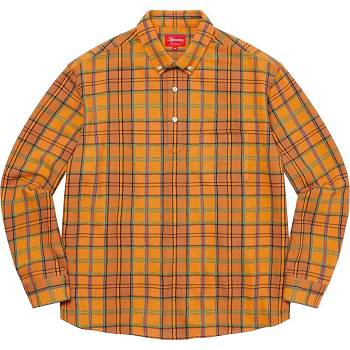 Gold Supreme Pullover Plaid Flannel Shirts | AU387AP