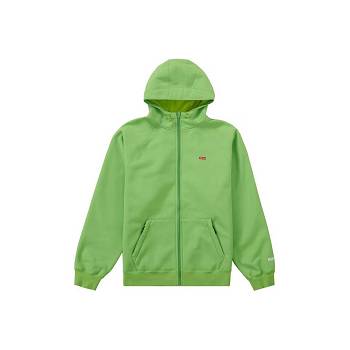 Green Supreme Pastel Zip Up Hooded Sweatshirts | AU272MA