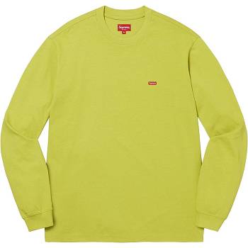 Green Supreme Small Box L/S Tee Sweaters | AU356YU