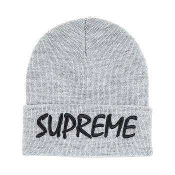 Grey Supreme FTP knitted Beanie Hats | AU118WY