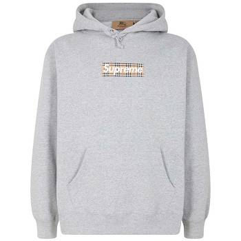 Grey Supreme X Burberry Hoodie | AU506MA