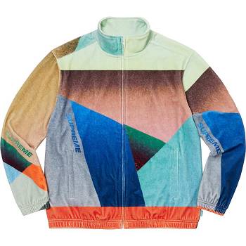 Multicolor Supreme Geo Velour Track Jackets | AU459TV