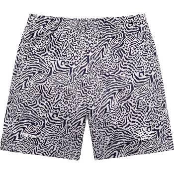 Navy Supreme Jacquard Animal Print Soccer Shorts | AU370ZG