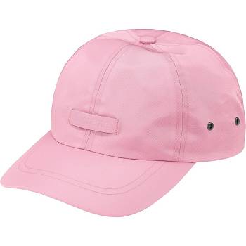 Pink Supreme Leather Patch 6-Panel Hats | AU131GL