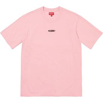 Pink Supreme Oval Logo S/S Top Sweaters | AU345XF