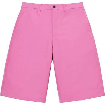 Pink Supreme Wool Trouser Shorts | AU363DN