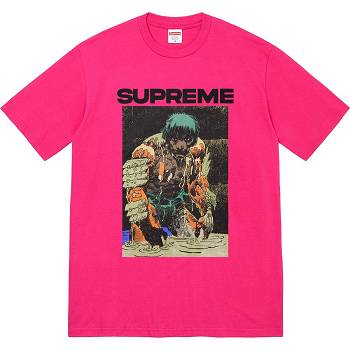 Red Supreme Ronin Tee T Shirts | AU244BC