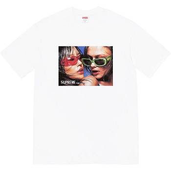 White Supreme Eyewear Tee T Shirts | AU234FM