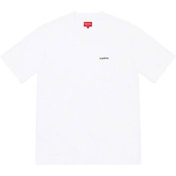 White Supreme S/S Pocket Tee Sweaters | AU332IS