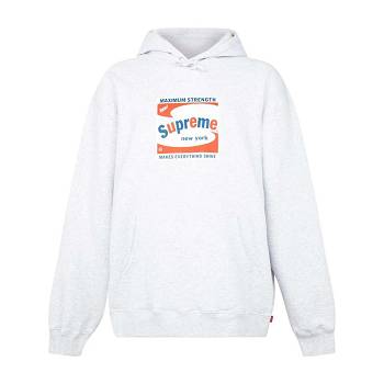 White Supreme Shine Logo Print Hoodie | AU516PQ