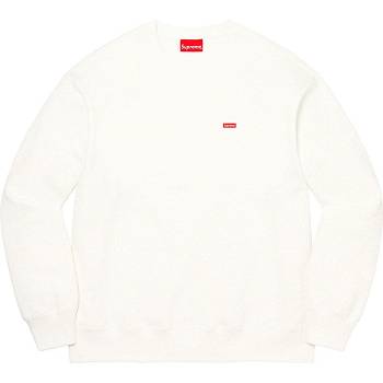 White Supreme Small Box Crewneck Sweatshirts | AU293XF