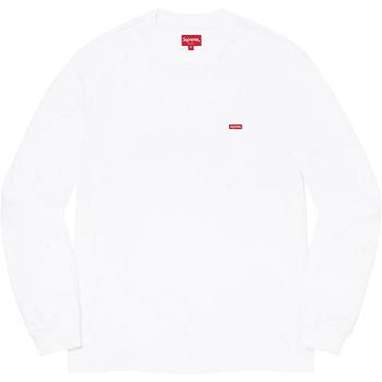 White Supreme Small Box L/S Tee Sweaters | AU357UT