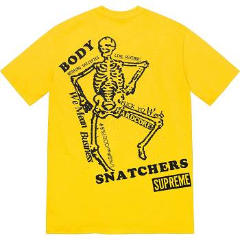 Yellow Supreme Body Snatchers Tee T Shirts | AU251TV