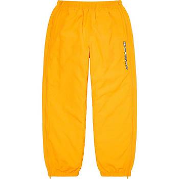 Yellow Supreme Full Zip Baggy Warm Up Pant Pants | AU439AP