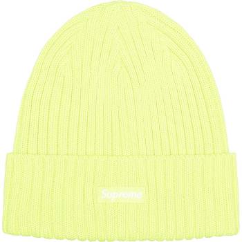 Yellow Supreme Overdyed Beanie Hats | AU166BC